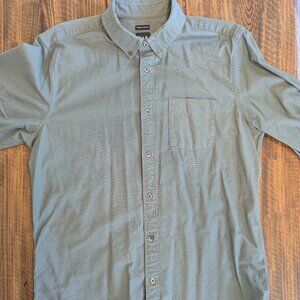 GAP Standard Fit Oxford Shirt Dark Green Size L